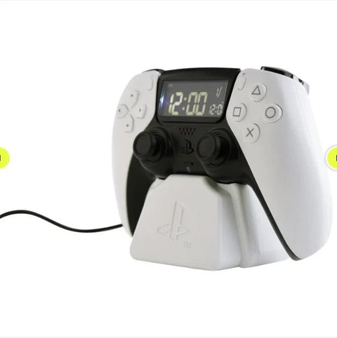 Paladone PlayStation PS5 Controller Alarm Clock — White
