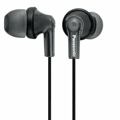 Panasonic RP-HJE150 ErgoFit In-Ear Headphones — Black