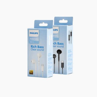 Philips TAE1080 Wired In-Ear Headphones — White