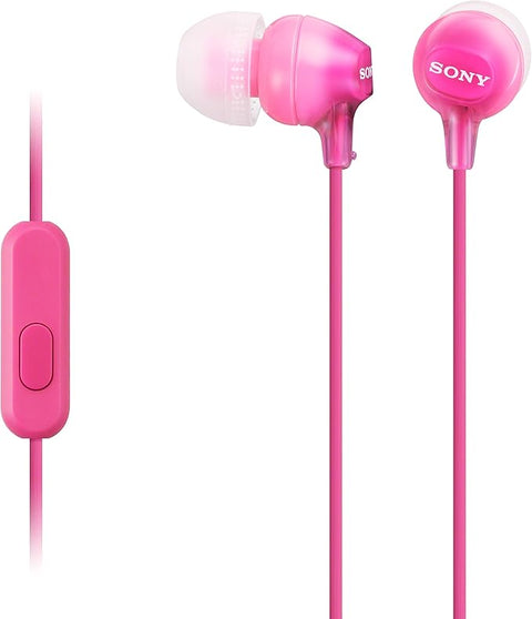 Sony MDR-EX15AP In-Ear Headphones with Mic — Pink