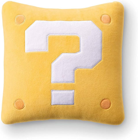 Super Mario 2-Way Neck Pillow — Question Block