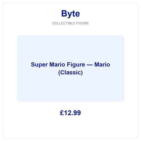 Super Mario Figure — Mario (Classic)