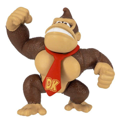 Side profile highlight focusing on Donkey Kong's powerful arms and sculpted fur textures.