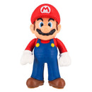 Super Mario miniature action figure pictured from a low angle for a heroic pose look.