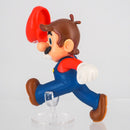 Rear view of the Super Mario action pose figurine illustrating the 360-degree sculpt detail.