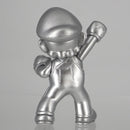 Side profile of the pocket-sized Nintendo licensed Metal Mario collectible figure by Ishikawa Toy.