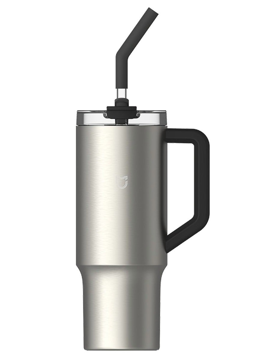 Xiaomi Straw Mug Thermal Bottle — White